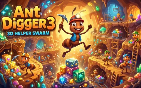 Ant Digger 3D Helper Swarm game cover